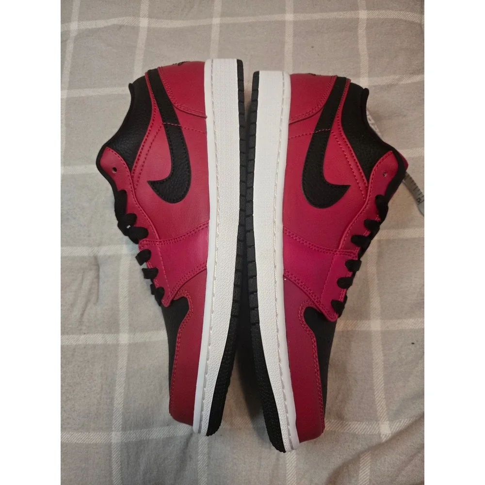 Nike Air Jordan 1 Low Reverse Bred Gym Red Black White 553558-606 Size 9.5 NIB - Picture 4 of 13